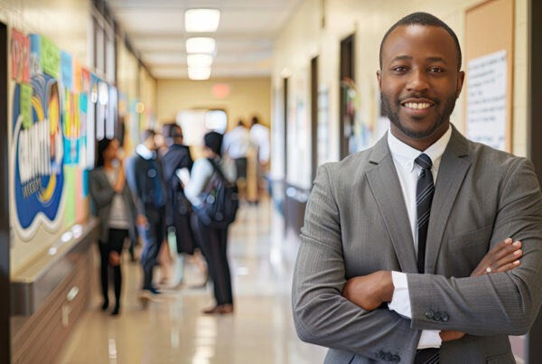 male with arms crossed - learning organization education