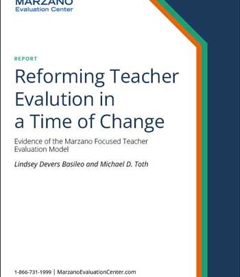 Reforming Teacher Evaluation in a Time of Change